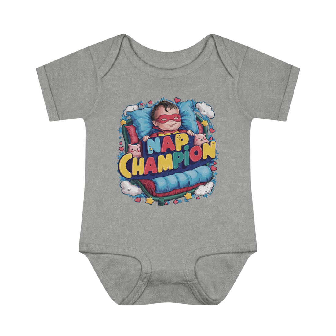 "Nap champion" Infant Baby Rib Bodysuit