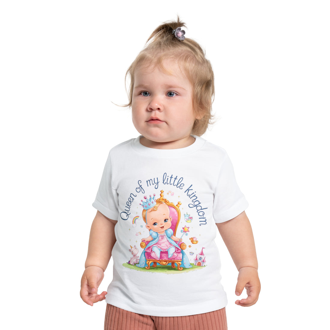 "Queen of my little kingdom" Baby Short Sleeve T-Shirt