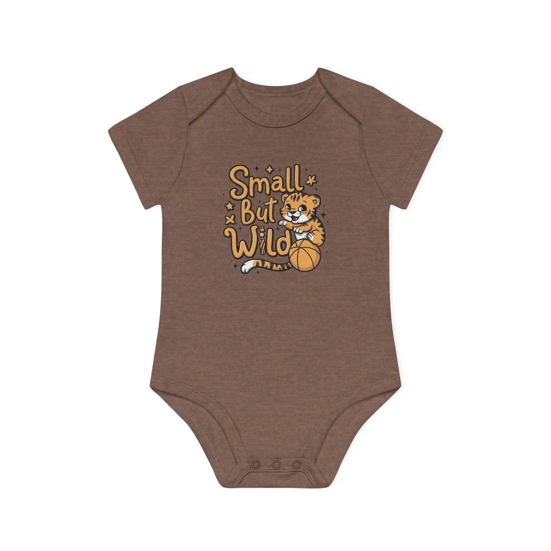 "Small but wild" Baby Organic Short Sleeve Bodysuit