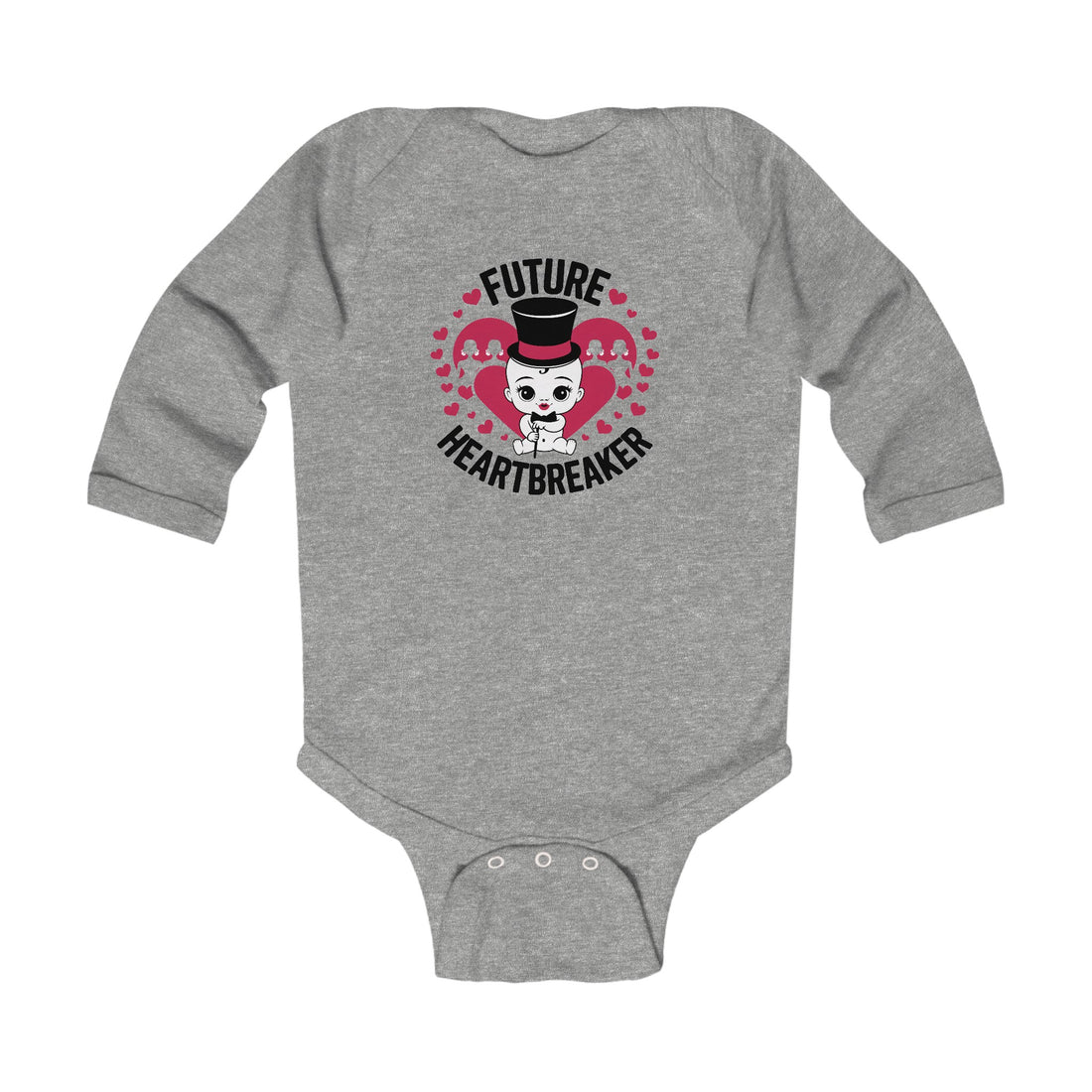 "Future heartbreaker" Infant Long Sleeve Bodysuit