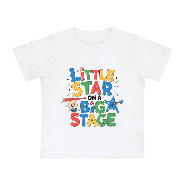 "Little star on a big stage" Baby Short Sleeve T-Shirt