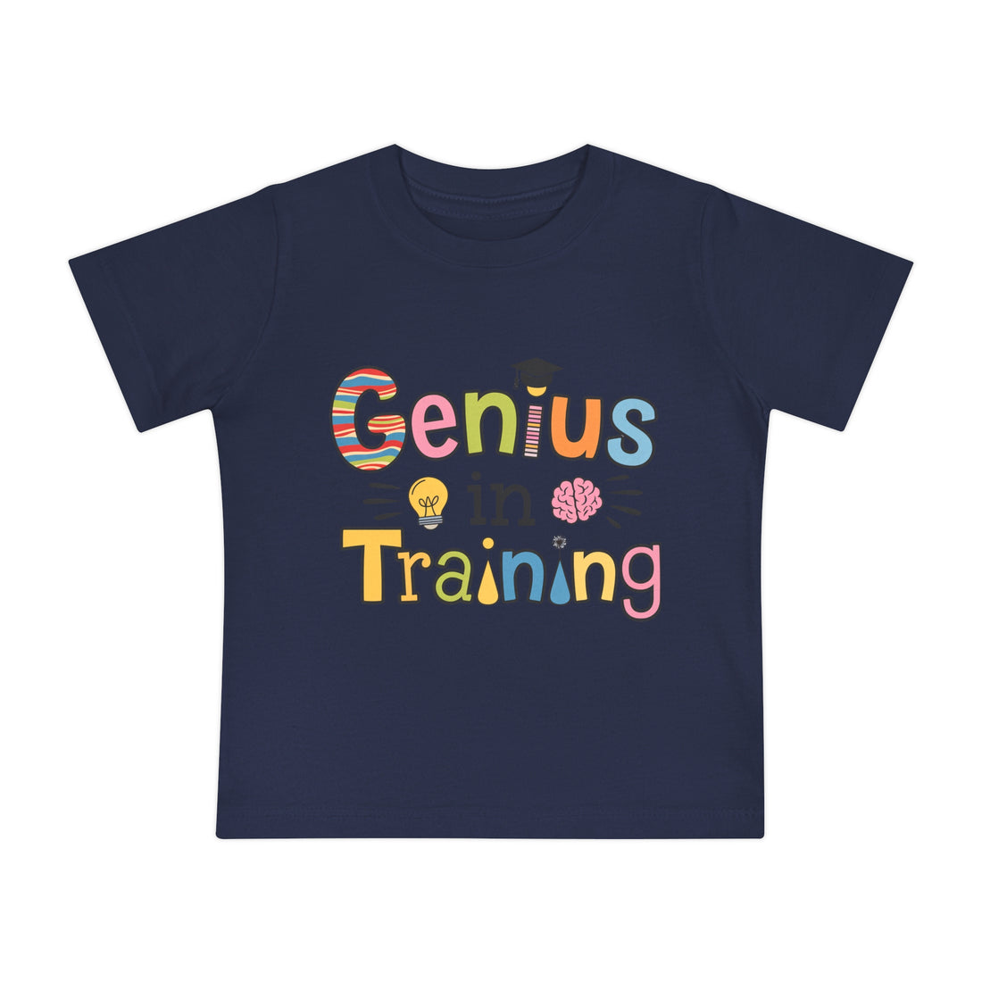 "Genius in training" Baby Short Sleeve T-Shirt