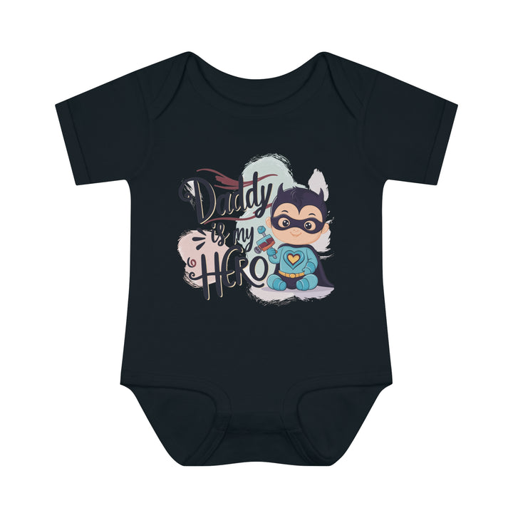 "Daddy is my hero" Infant Baby Rib Bodysuit