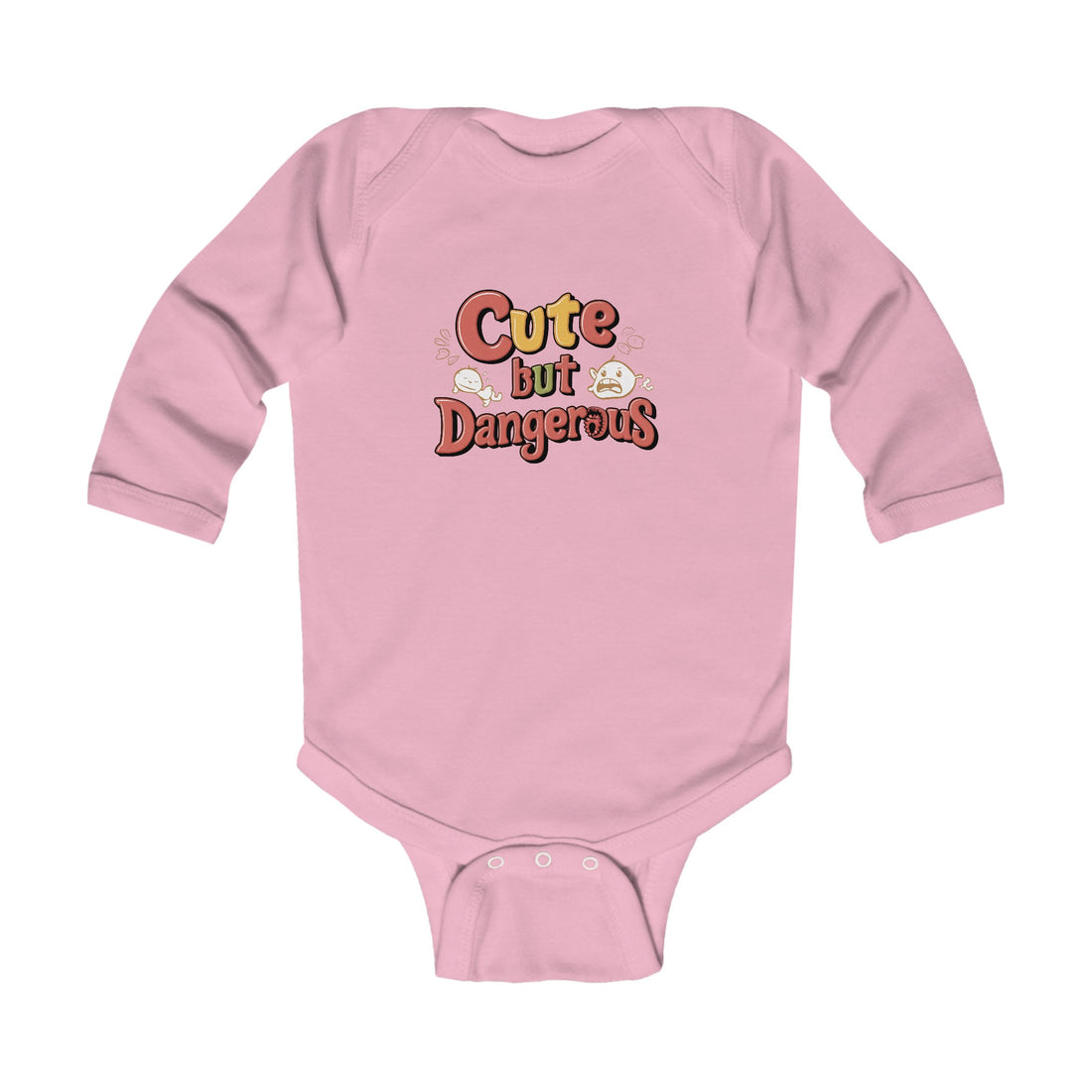 "Cute but dangerous" Infant Long Sleeve Bodysuit