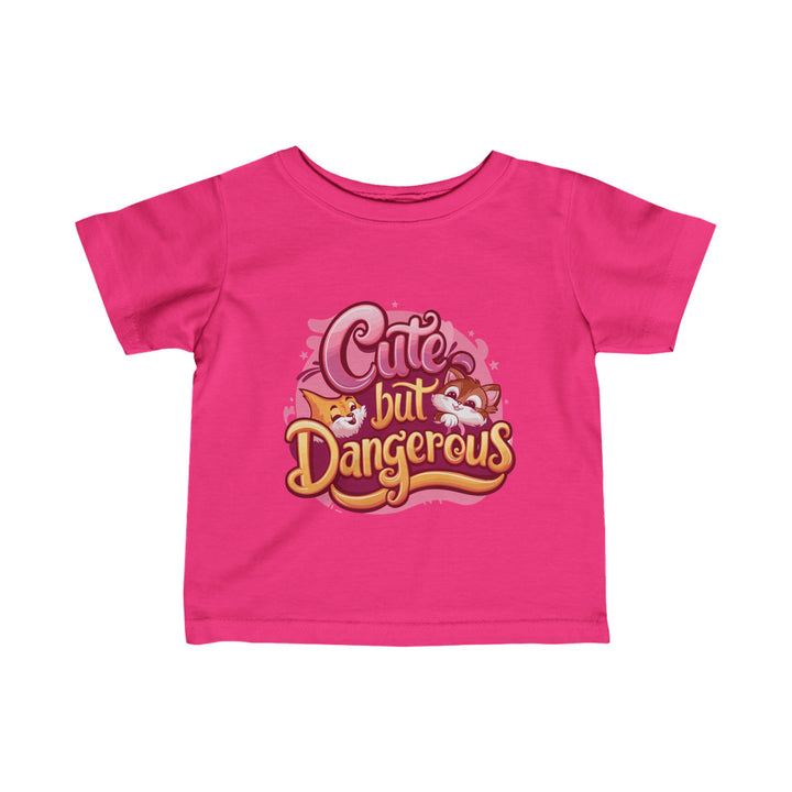 "Cute but dangerous" Infant Fine Jersey Tee