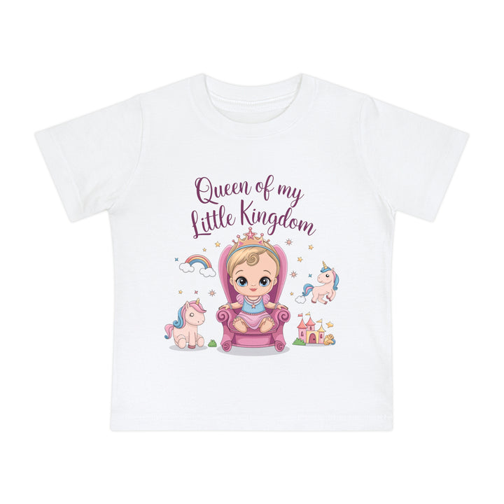 "Queen of my little kingdom" Baby Short Sleeve T-Shirt