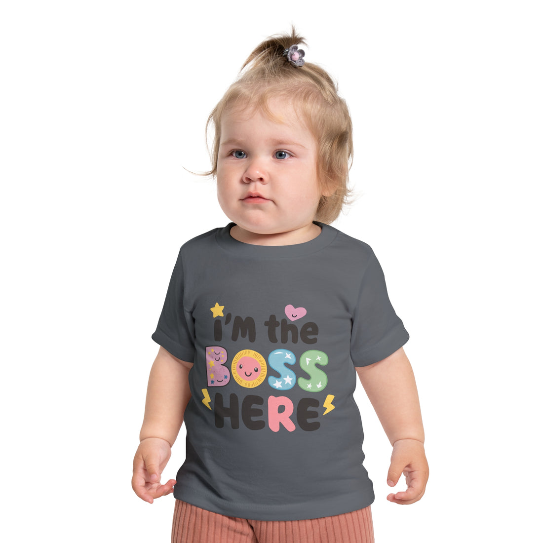 "I'm the boss here" Baby Short Sleeve T-Shirt