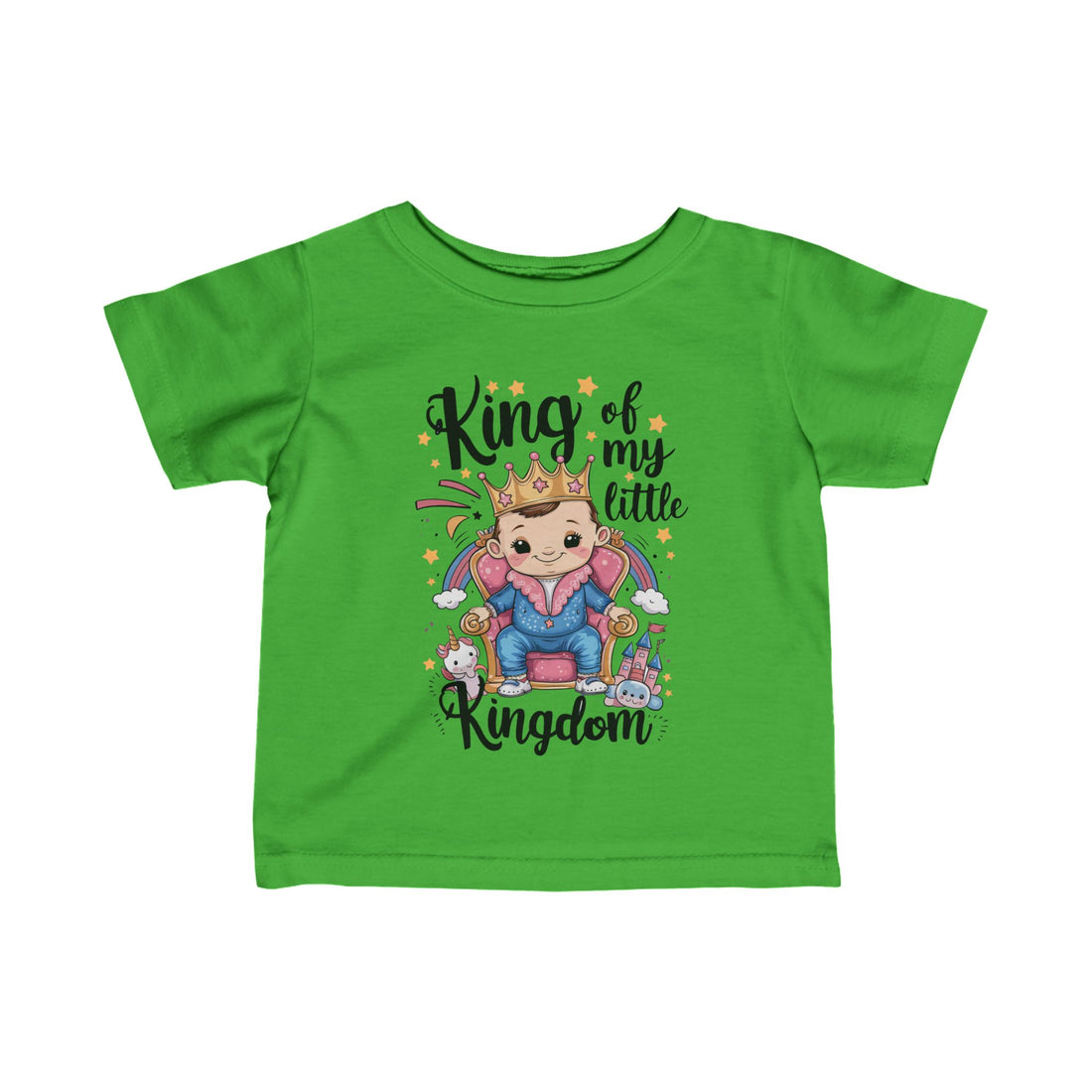 "King of my little kingdom" Infant Fine Jersey Tee