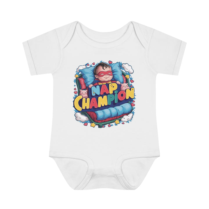 "Nap champion" Infant Baby Rib Bodysuit