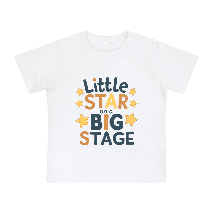 "Little star on a big stage" Baby Short Sleeve T-Shirt