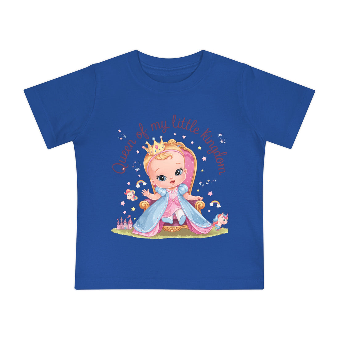 "Queen of my little kingdom" Baby Short Sleeve T-Shirt