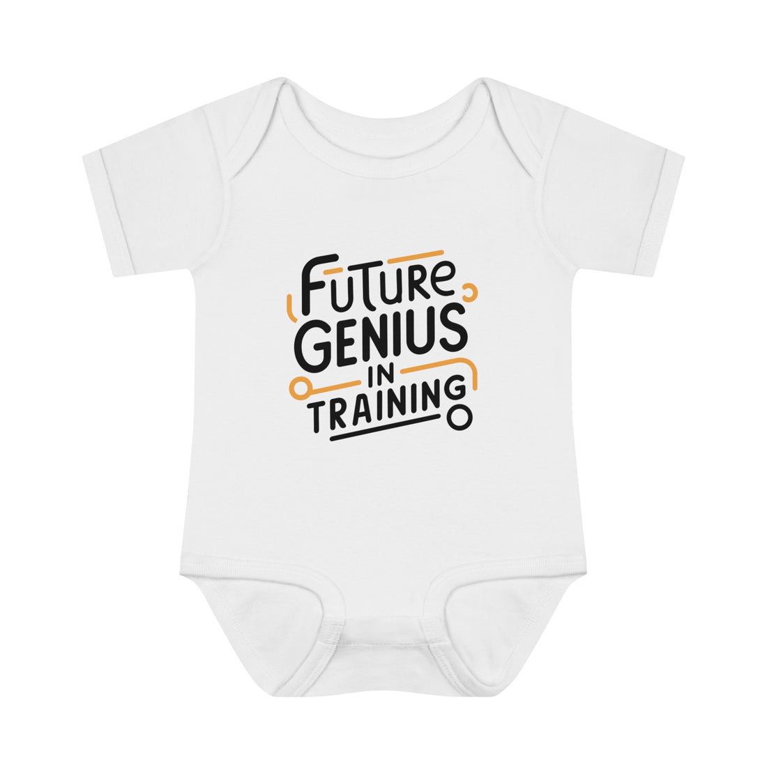 "Future genius in training" Infant Baby Rib Bodysuit