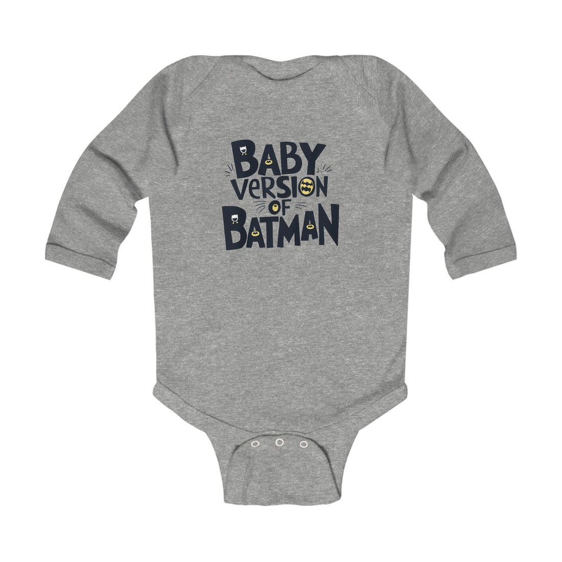 "Baby version of batman" Infant Long Sleeve Bodysuit