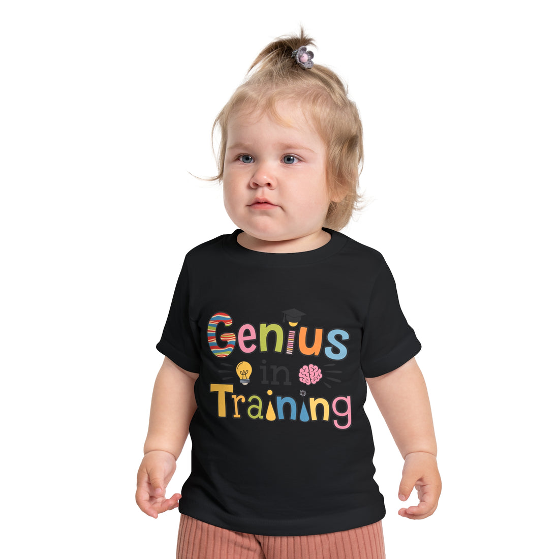 "Genius in training" Baby Short Sleeve T-Shirt