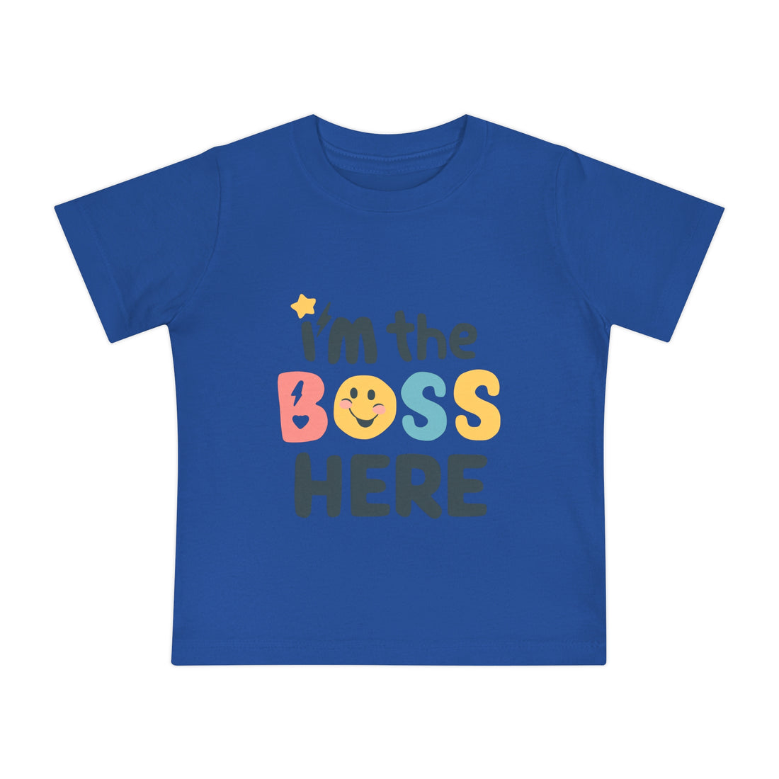 "I'm the boss here" Baby Short Sleeve T-Shirt