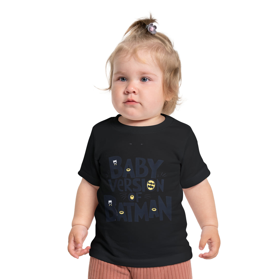 "Baby version of batman" Baby Short Sleeve T-Shirt