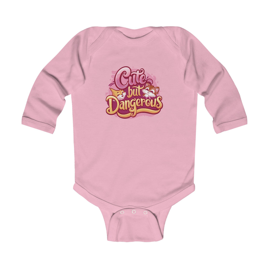 "Cute but dangerous" Infant Long Sleeve Bodysuit