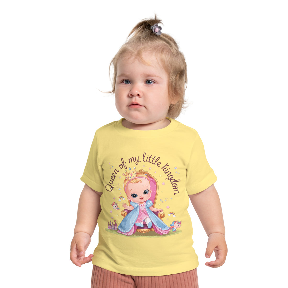 "Queen of my little kingdom" Baby Short Sleeve T-Shirt