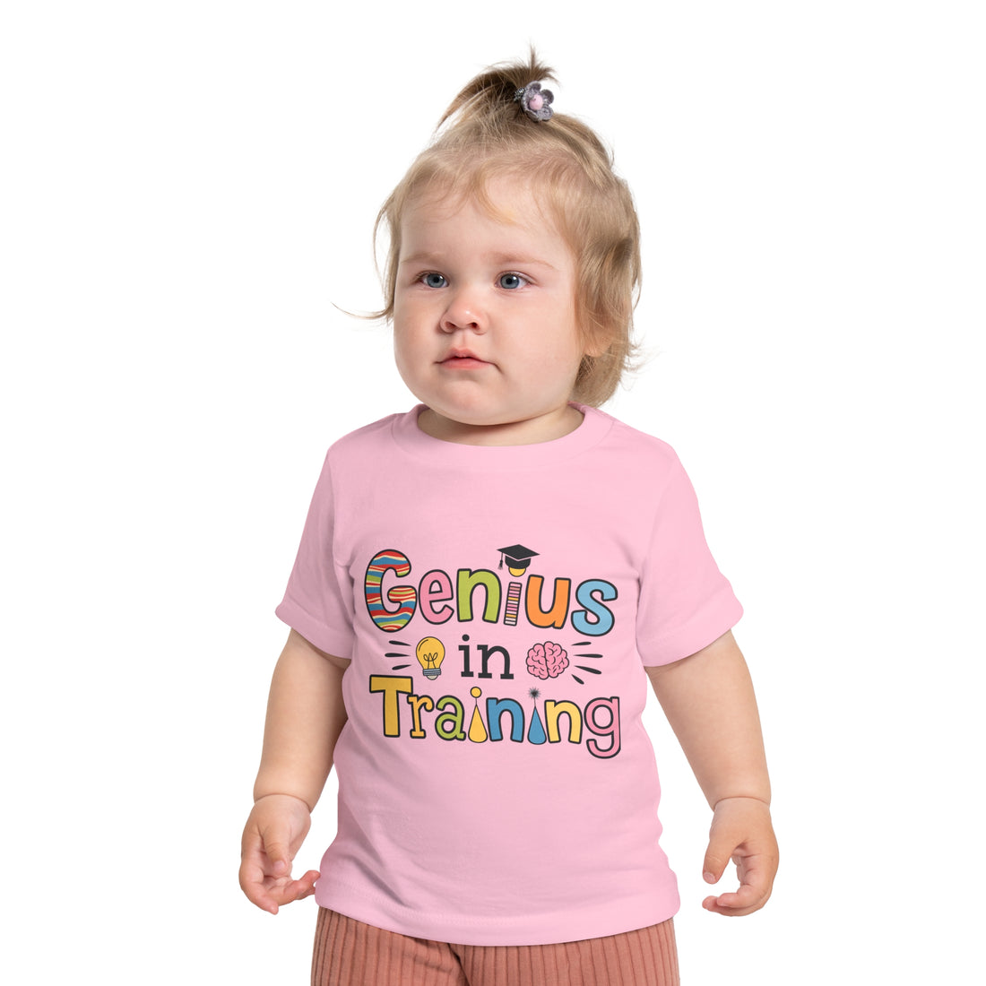 "Genius in training" Baby Short Sleeve T-Shirt