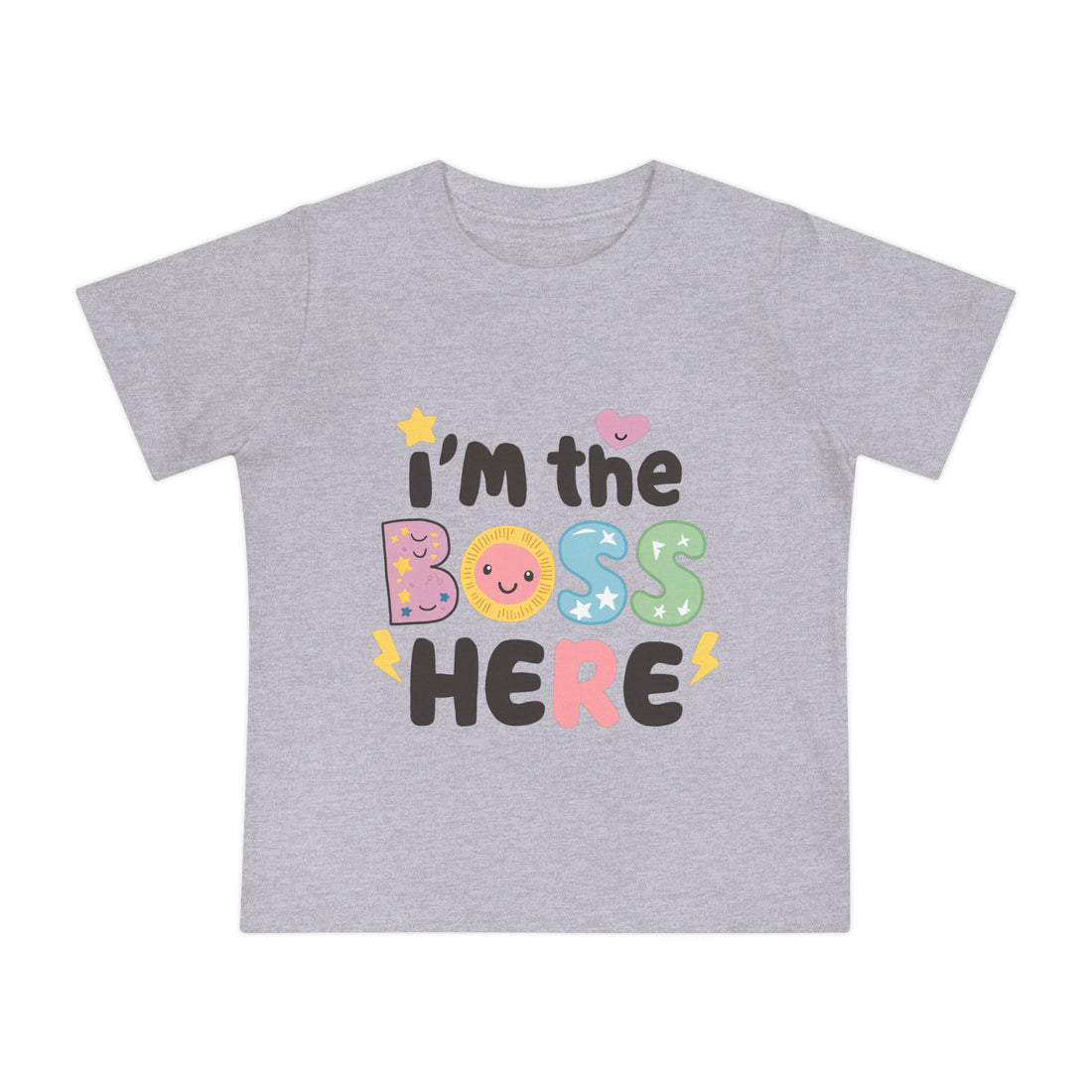 "I'm the boss here" Baby Short Sleeve T-Shirt