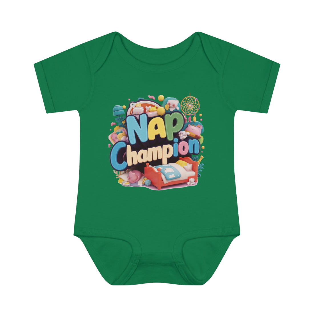 "Nap champion" Infant Baby Rib Bodysuit