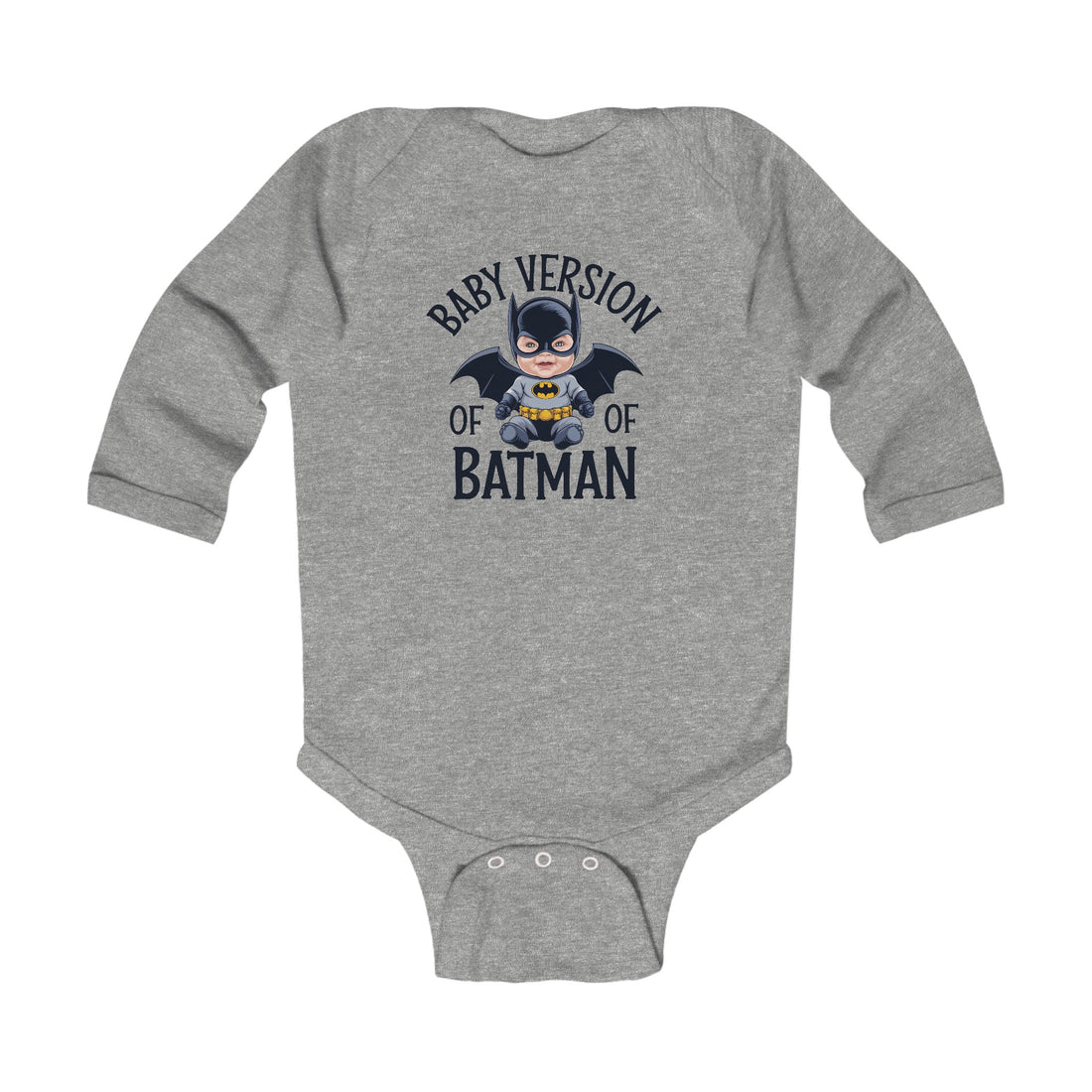 "Baby version of batman" Infant Long Sleeve Bodysuit