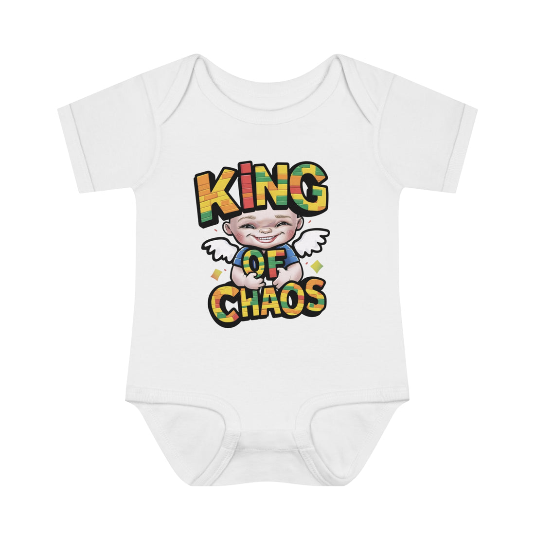 "King of chaos" Infant Baby Rib Bodysuit