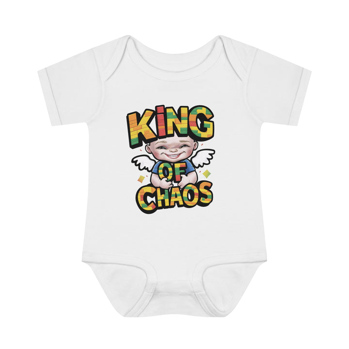 "King of chaos" Infant Baby Rib Bodysuit