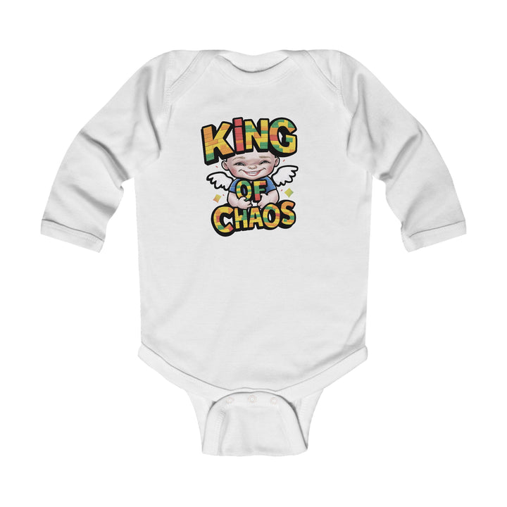 "King of chaos" Infant Long Sleeve Bodysuit