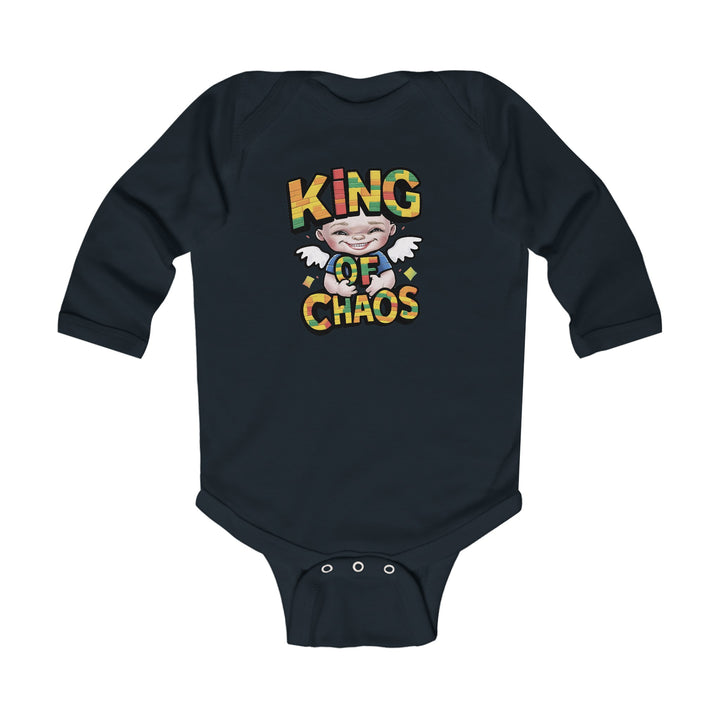 "King of chaos" Infant Long Sleeve Bodysuit