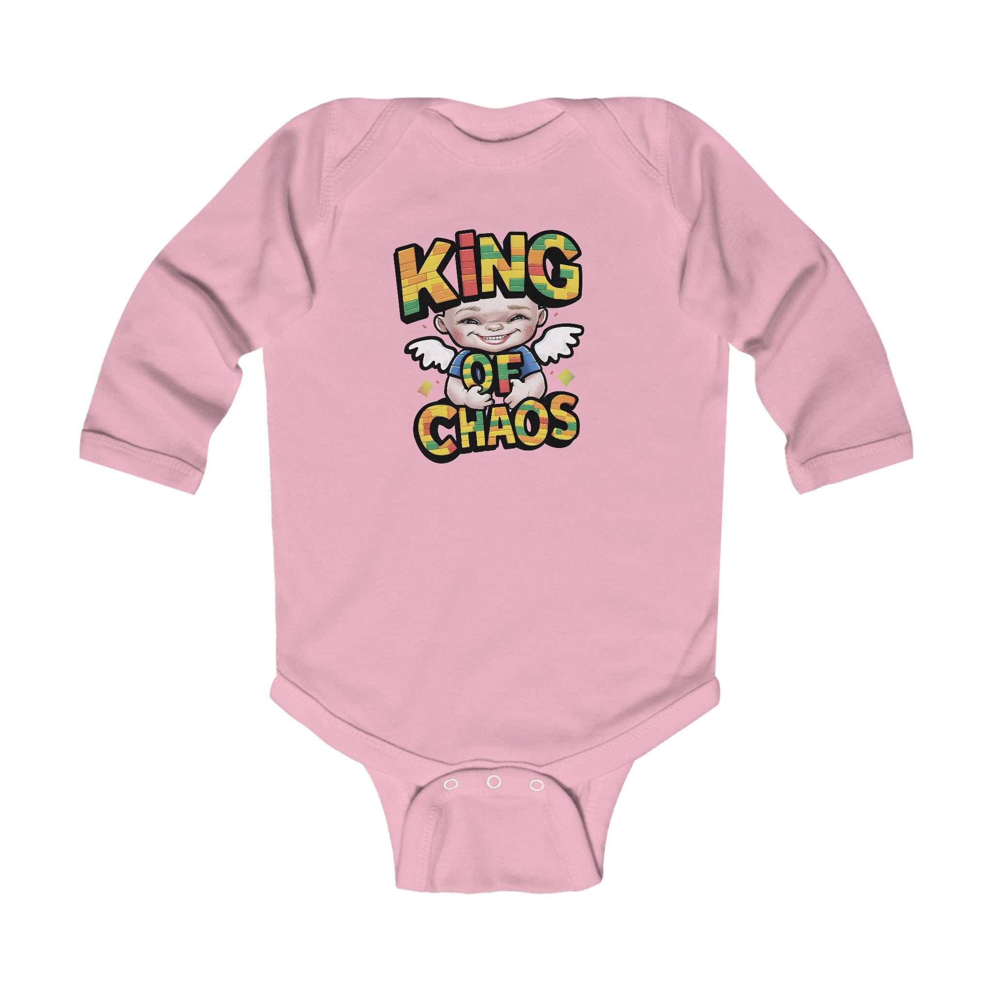 "King of chaos" Infant Long Sleeve Bodysuit