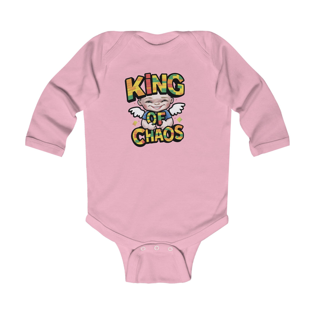 "King of chaos" Infant Long Sleeve Bodysuit