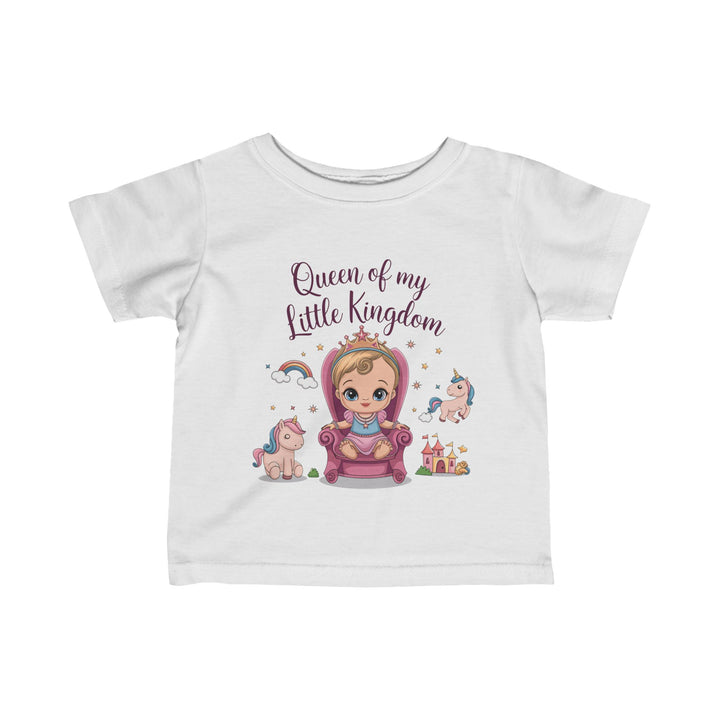 "Queen of my little kingdom" Infant Fine Jersey Tee