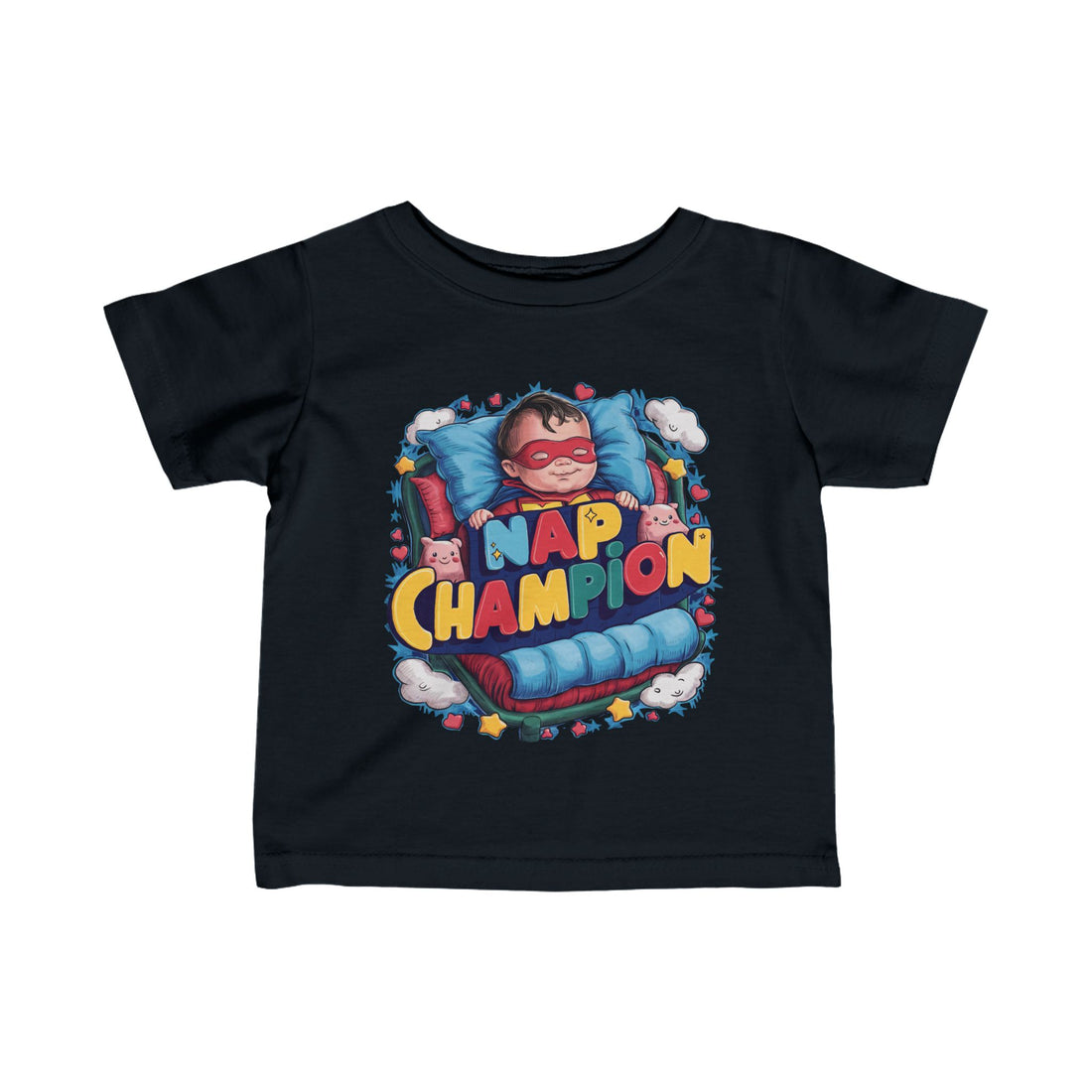 "Nap champion" Infant Fine Jersey Tee