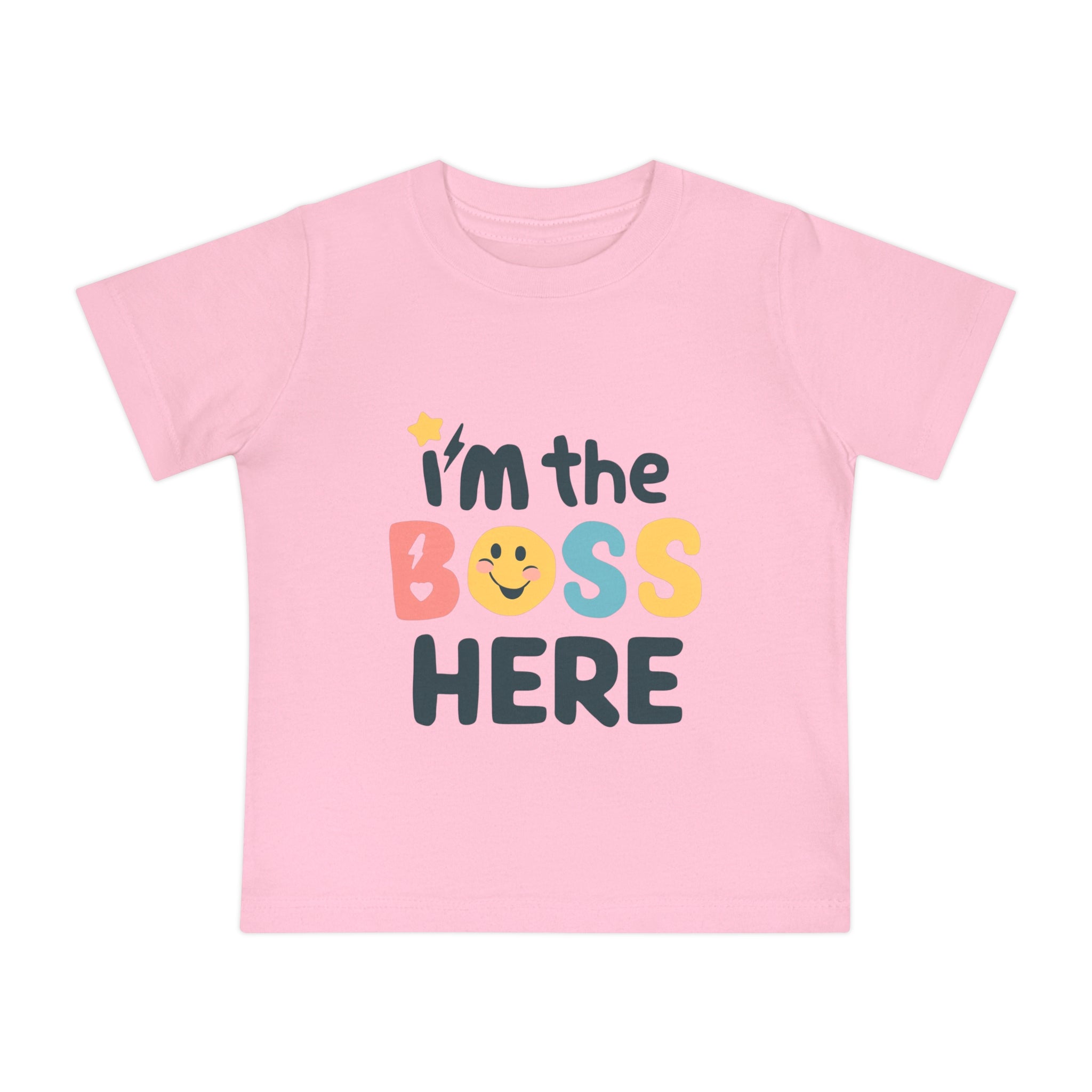 "I'm the boss here" Baby Short Sleeve T-Shirt
