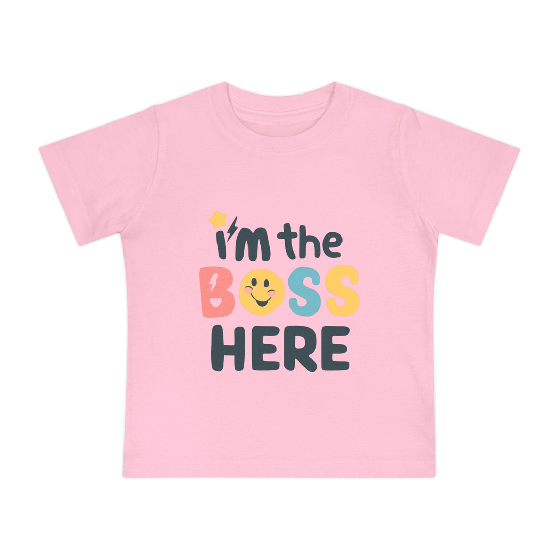 "I'm the boss here" Baby Short Sleeve T-Shirt