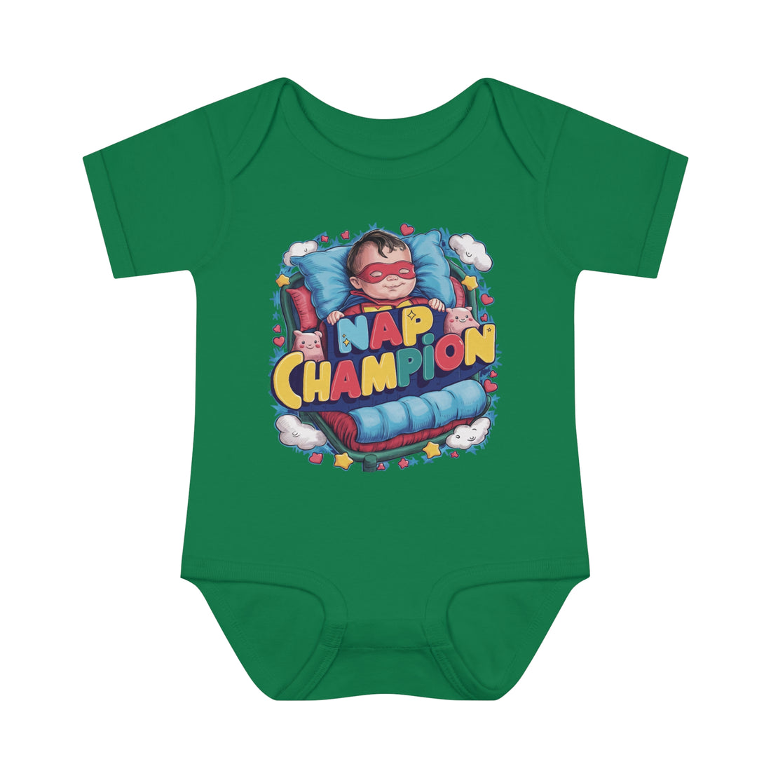 "Nap champion" Infant Baby Rib Bodysuit