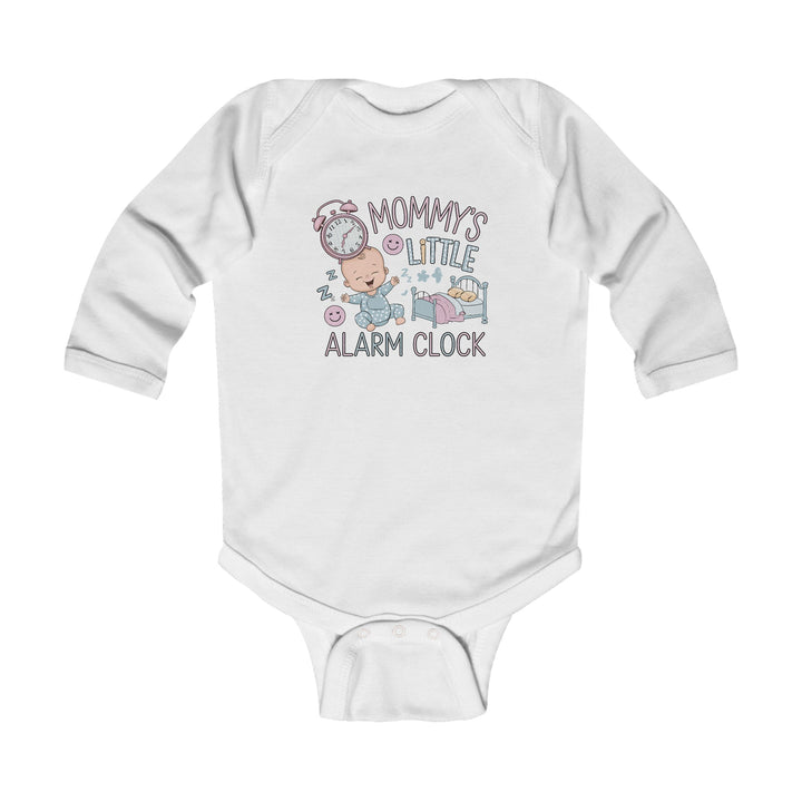 "Mommy's little alarm clock" Infant Long Sleeve Bodysuit