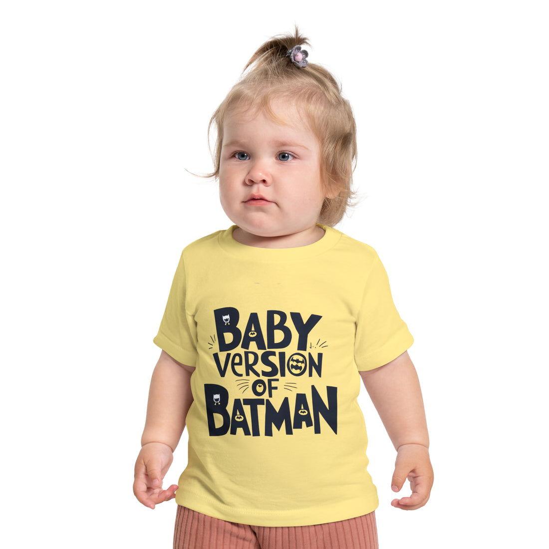 "Baby version of batman" Baby Short Sleeve T-Shirt