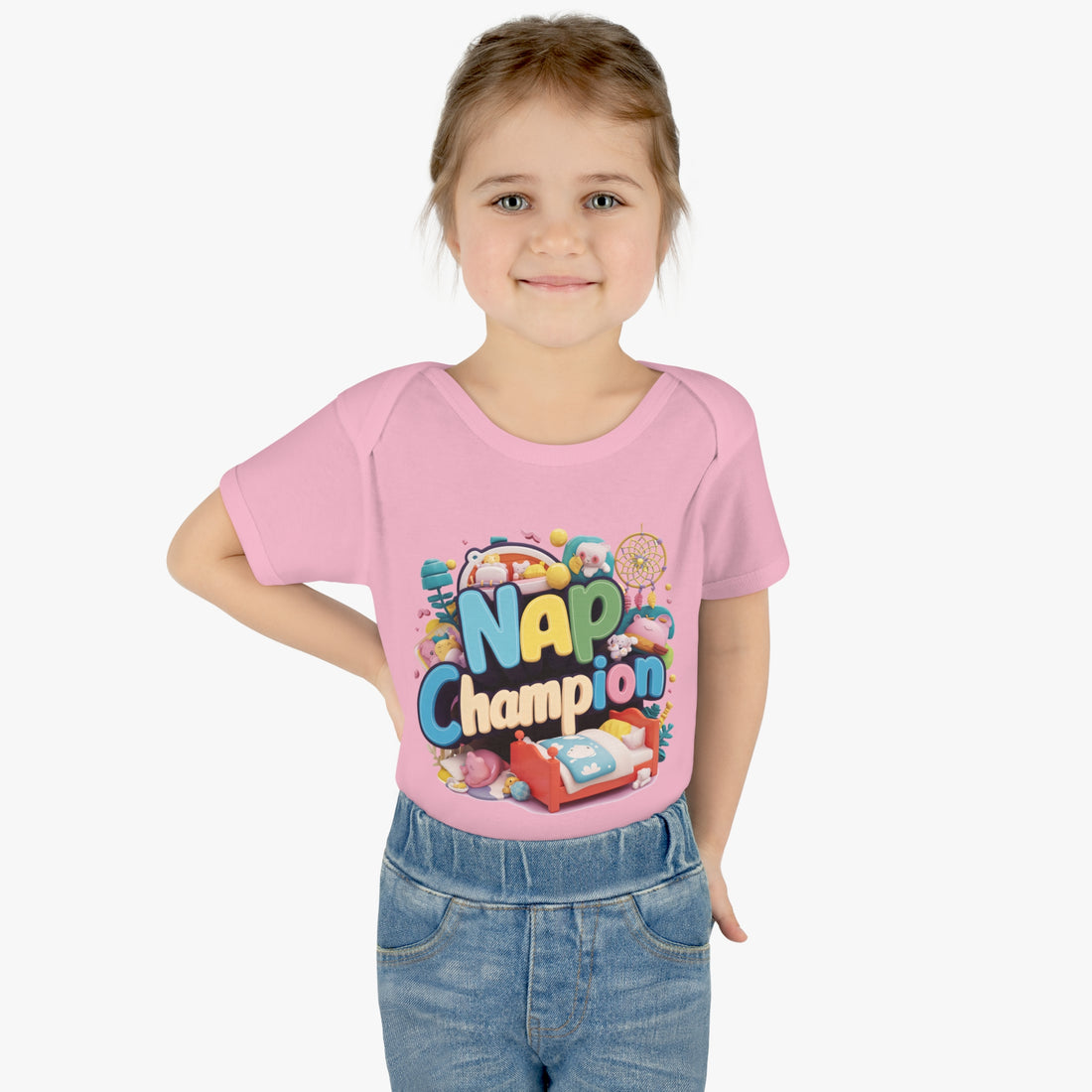 "Nap champion" Infant Baby Rib Bodysuit