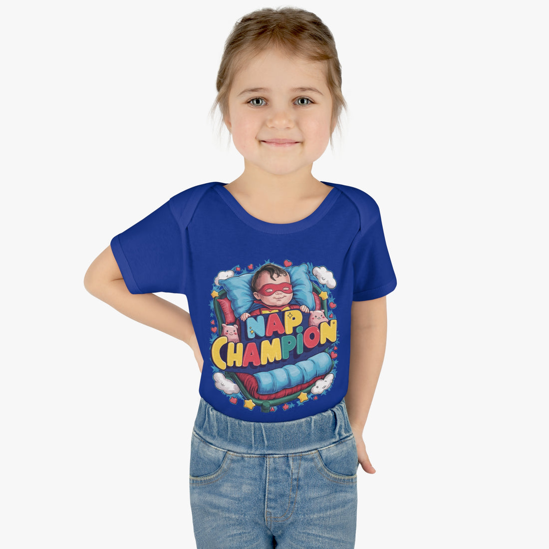 "Nap champion" Infant Baby Rib Bodysuit