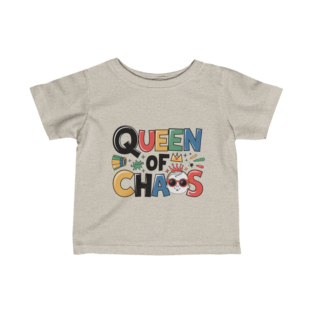 "Queen of chaos" Infant Fine Jersey Tee