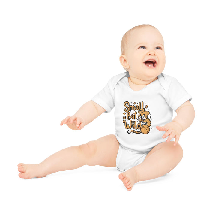 "Small but wild" Baby Organic Short Sleeve Bodysuit