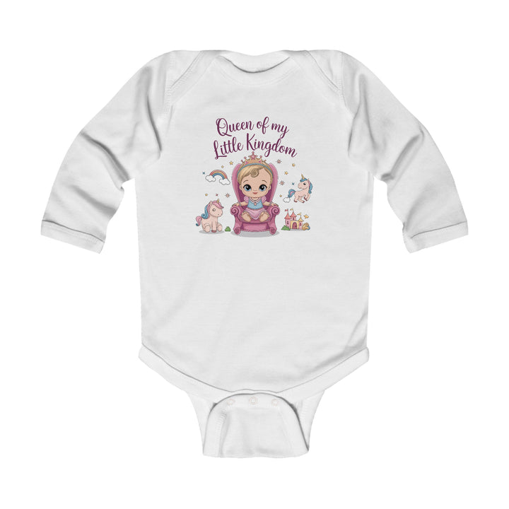 "Queen of my little kingdom" Infant Long Sleeve Bodysuit