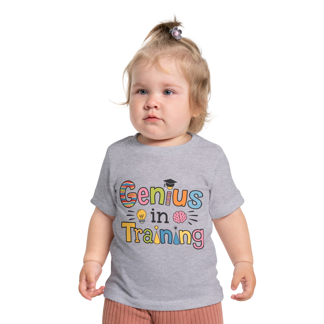 "Genius in training" Baby Short Sleeve T-Shirt