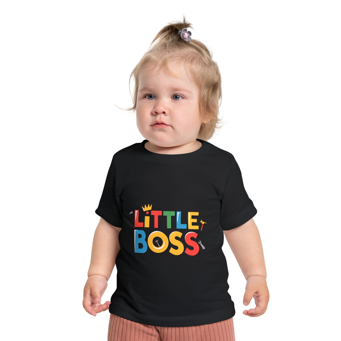 "Little boss" Baby Short Sleeve T-Shirt