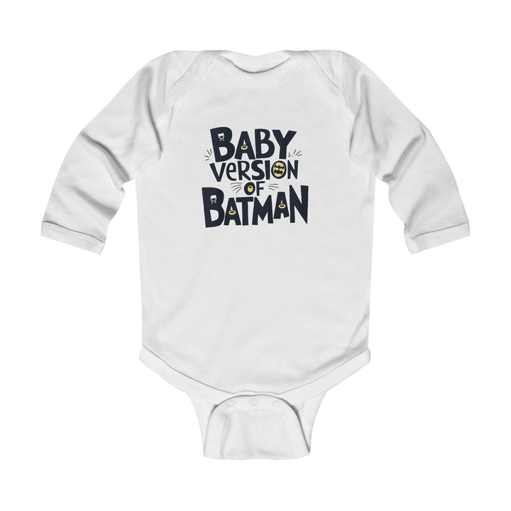 "Baby version of batman" Infant Long Sleeve Bodysuit