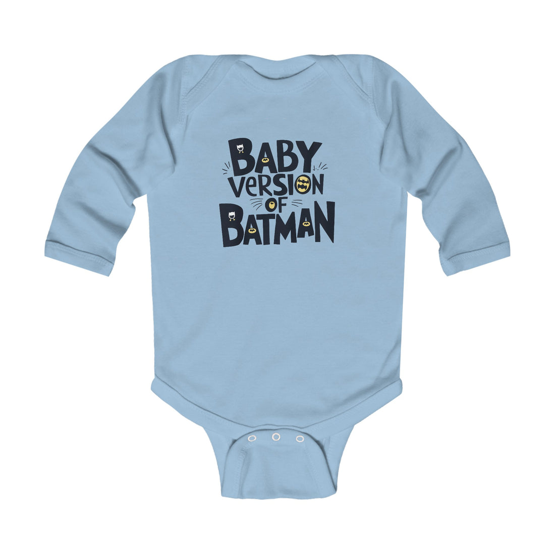 "Baby version of batman" Infant Long Sleeve Bodysuit