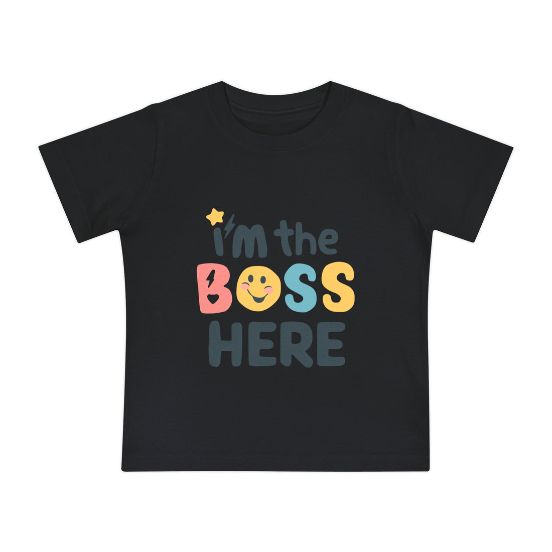 "I'm the boss here" Baby Short Sleeve T-Shirt