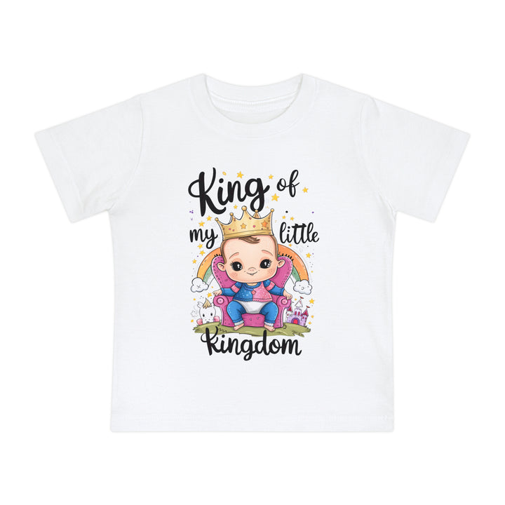 "King of my little kingdom" Baby Short Sleeve T-Shirt